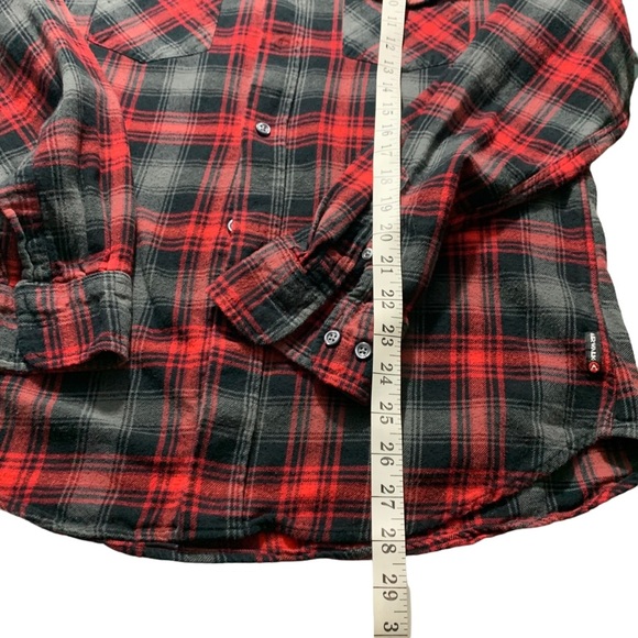 Airwalk Mens Plaid Cotton Button Up Shirt Sz Lrg - Picture 13 of 13